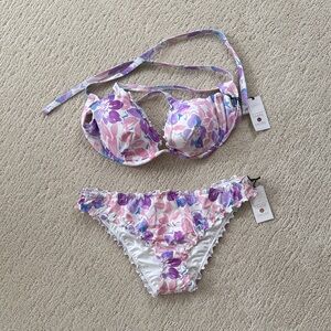 NWT Shade & Shore Floral Bikini